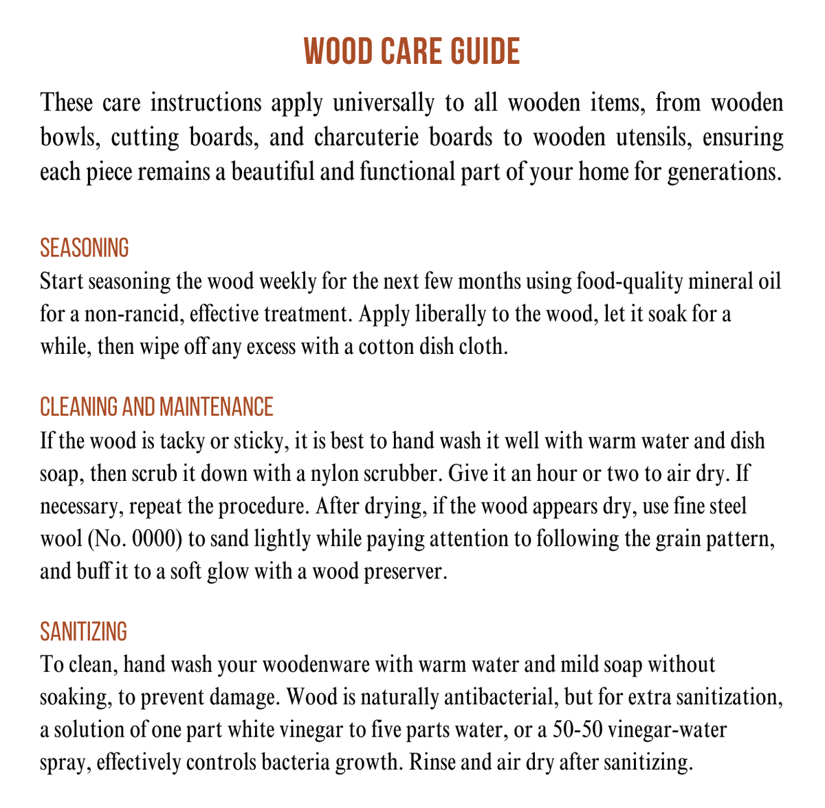 Wood Cutting Board, Medium