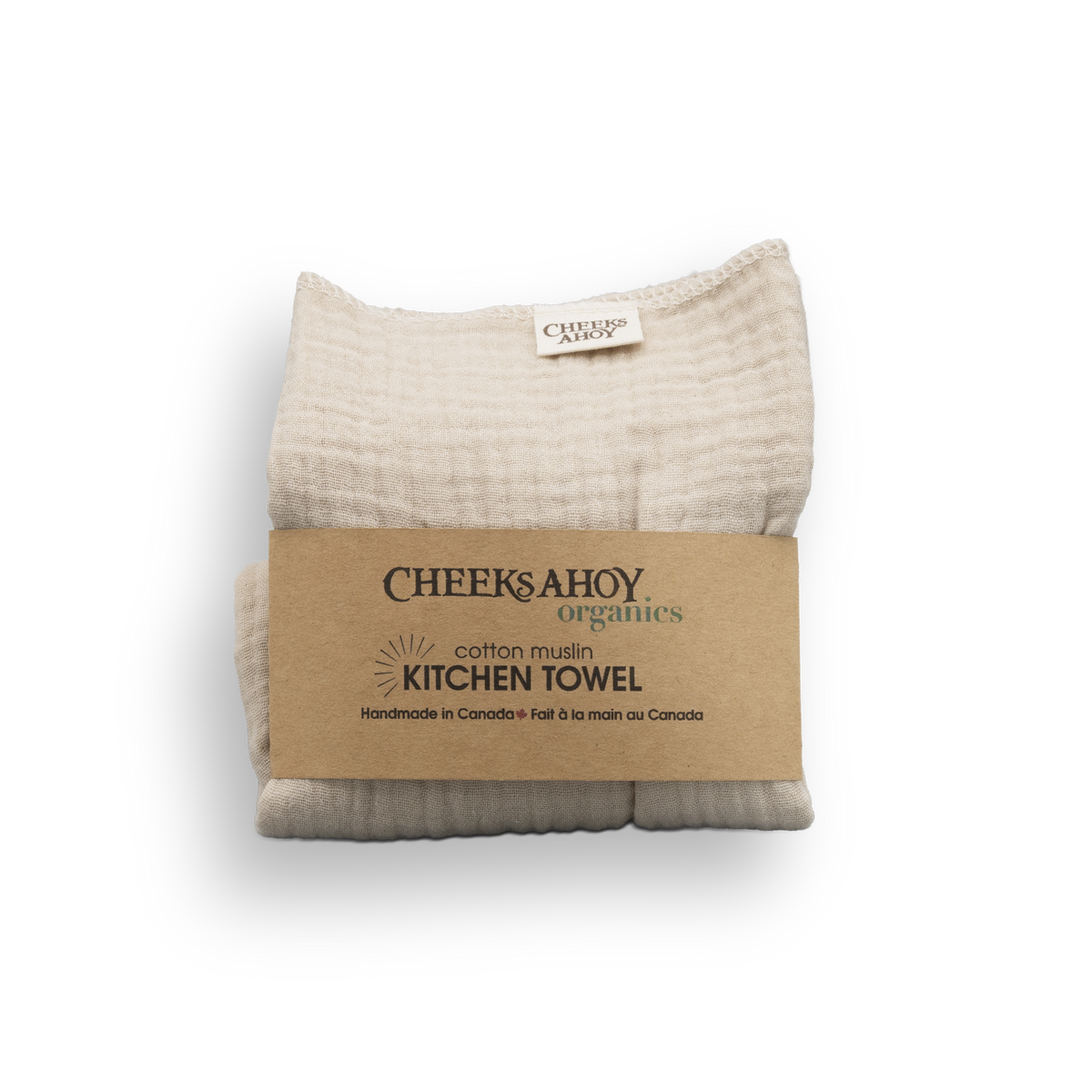Cheeks Ahoy Kitchen Towel Organic Muslin