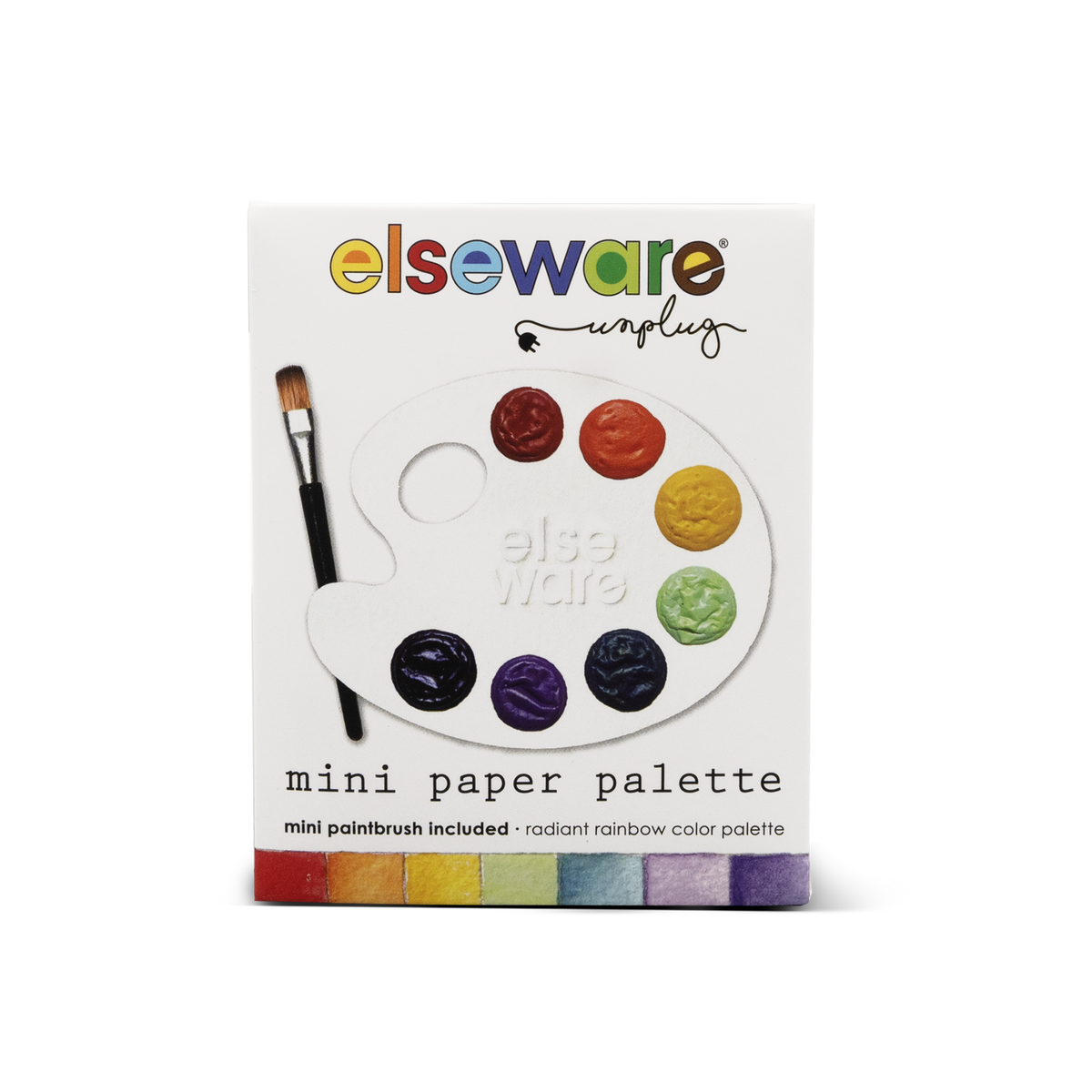 elsewhere unplug Mini Watercolor Paper Palettes - 5 pack