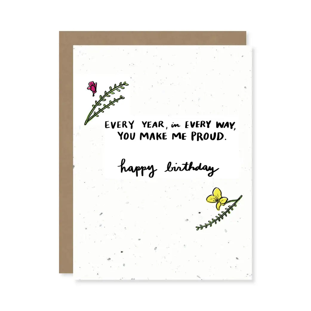 Wildflower Seed Greeting Card
