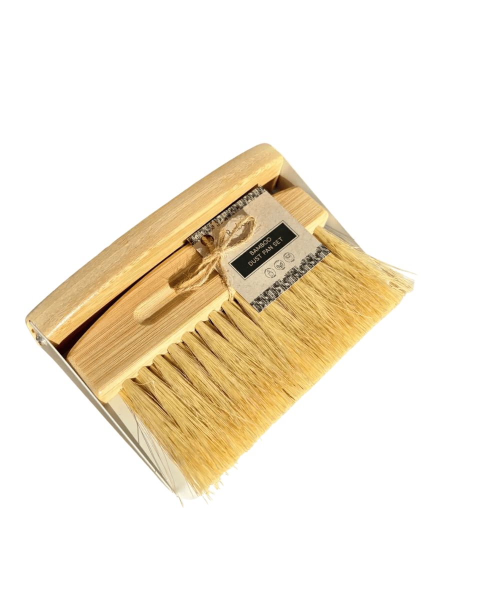 Bamboo Dust Pan and Brush
