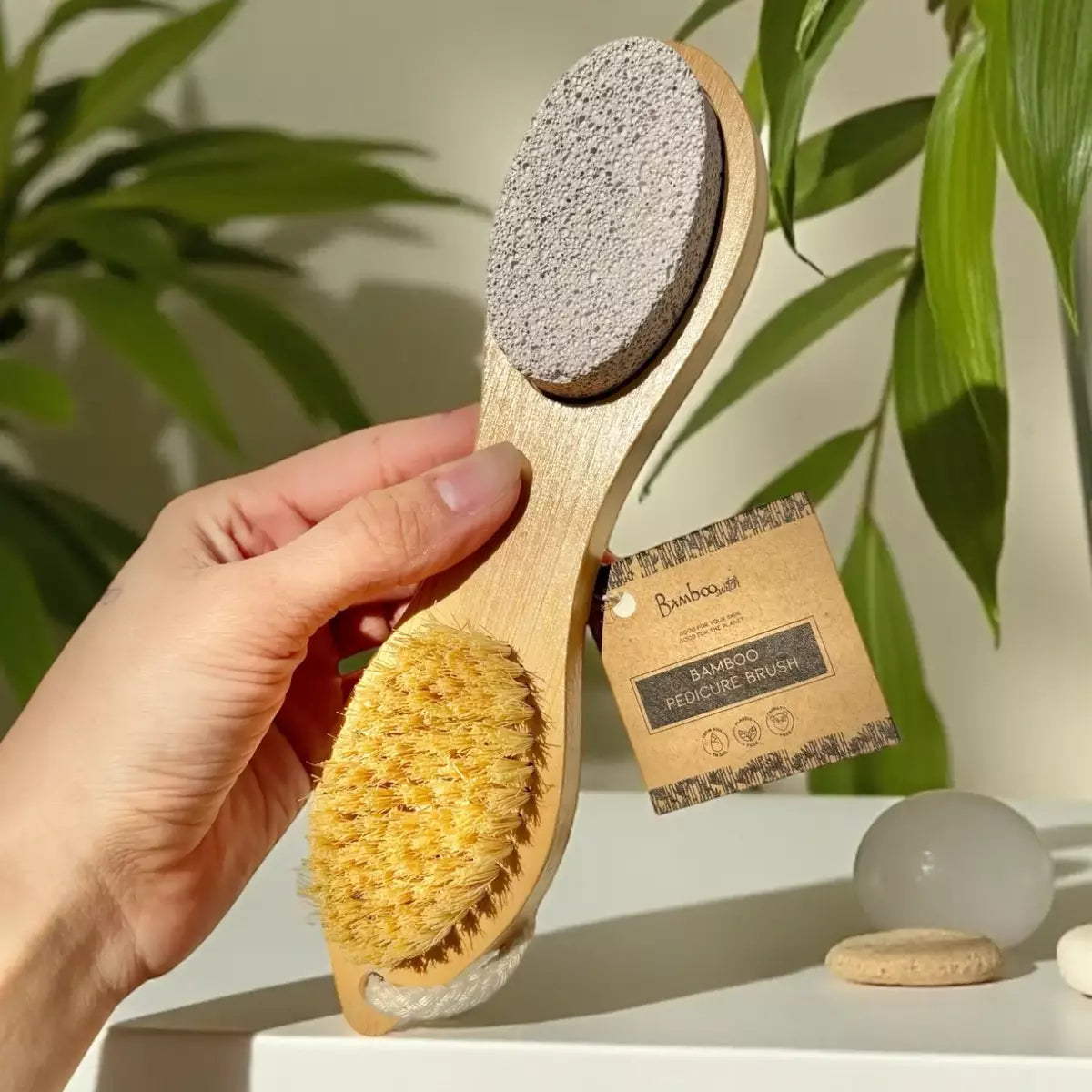 Bamboo Switch Bamboo Exfoliating Foot Pedicure Tool