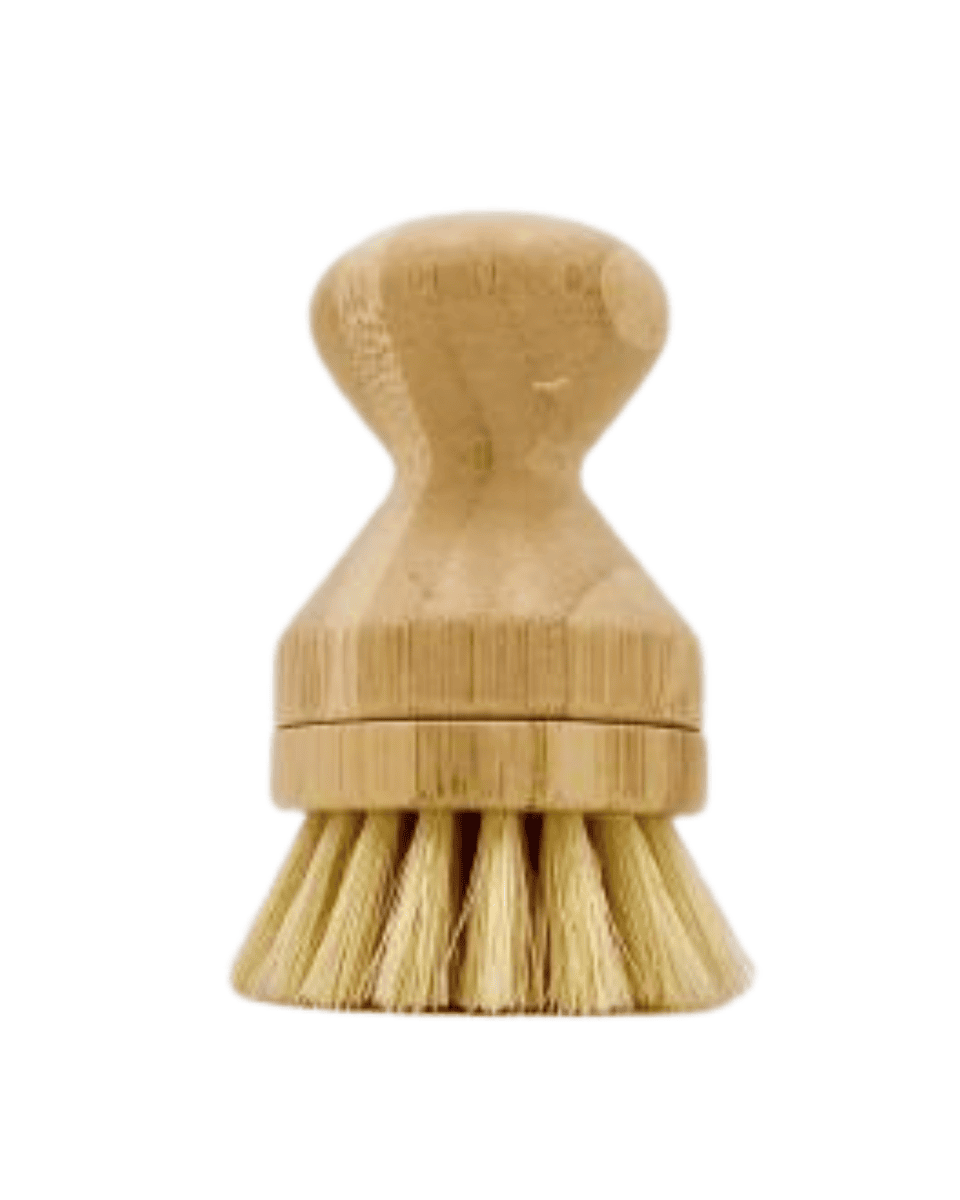 Bamboo Soft Bristle Pot Scrubber