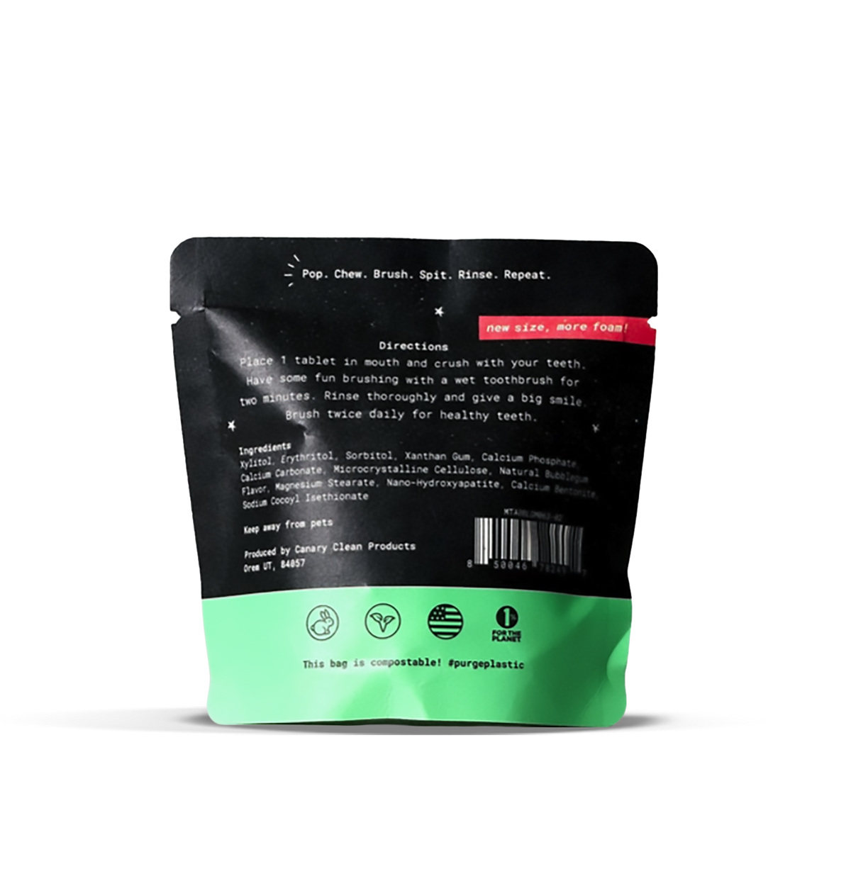 Canary Toothpaste-Sample Pouch