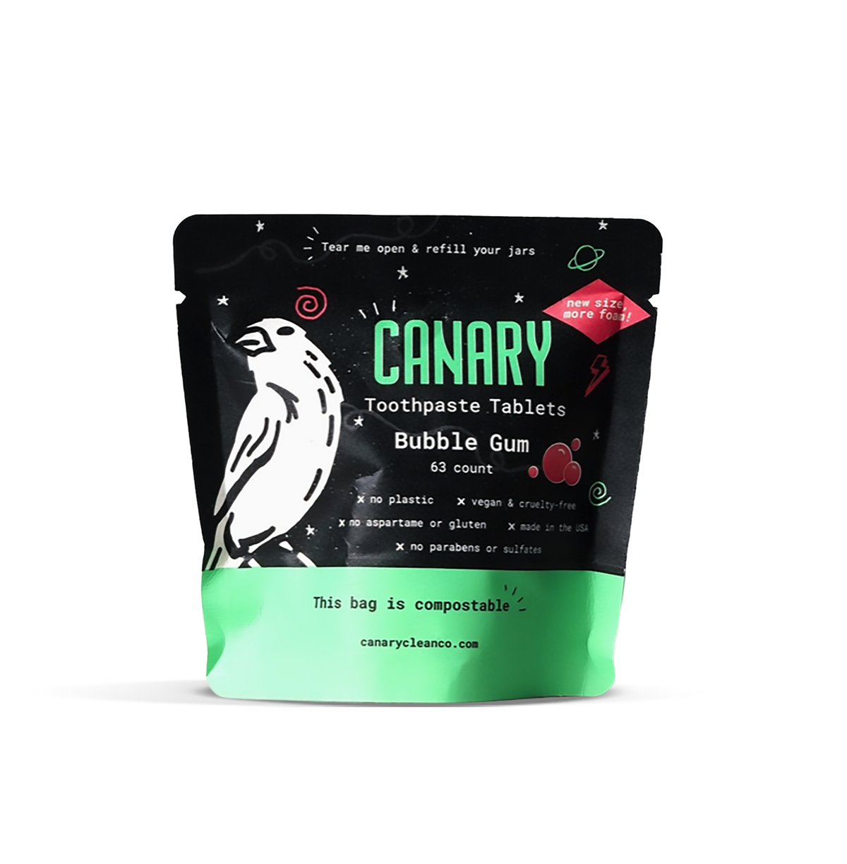 Canary Toothpaste-Sample Pouch