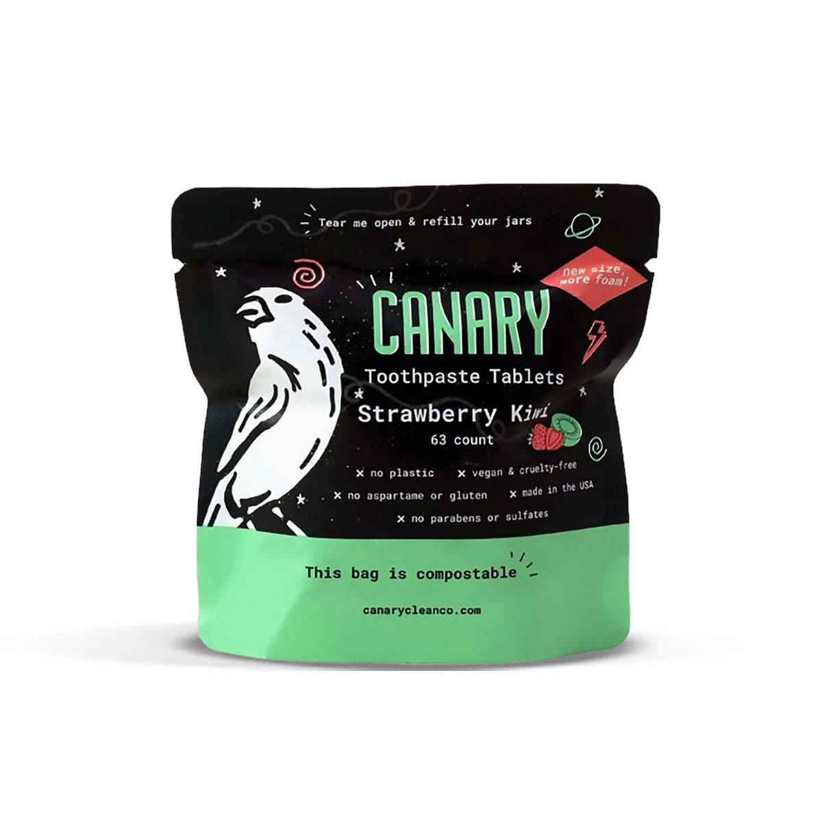 Canary Toothpaste-Sample Pouch