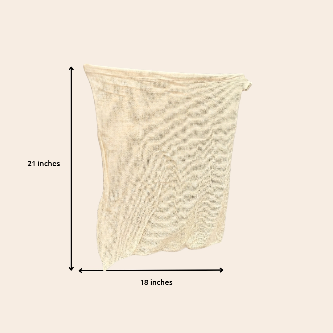Bamboo Switch Cotton Delicates Laundry Bag - XL