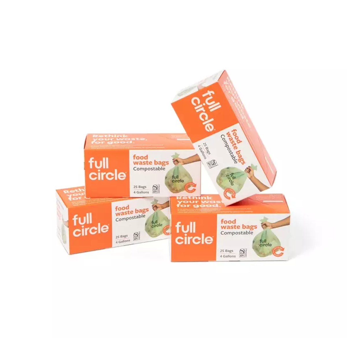 Full Circle Compostable 4 gallon Trash Bags