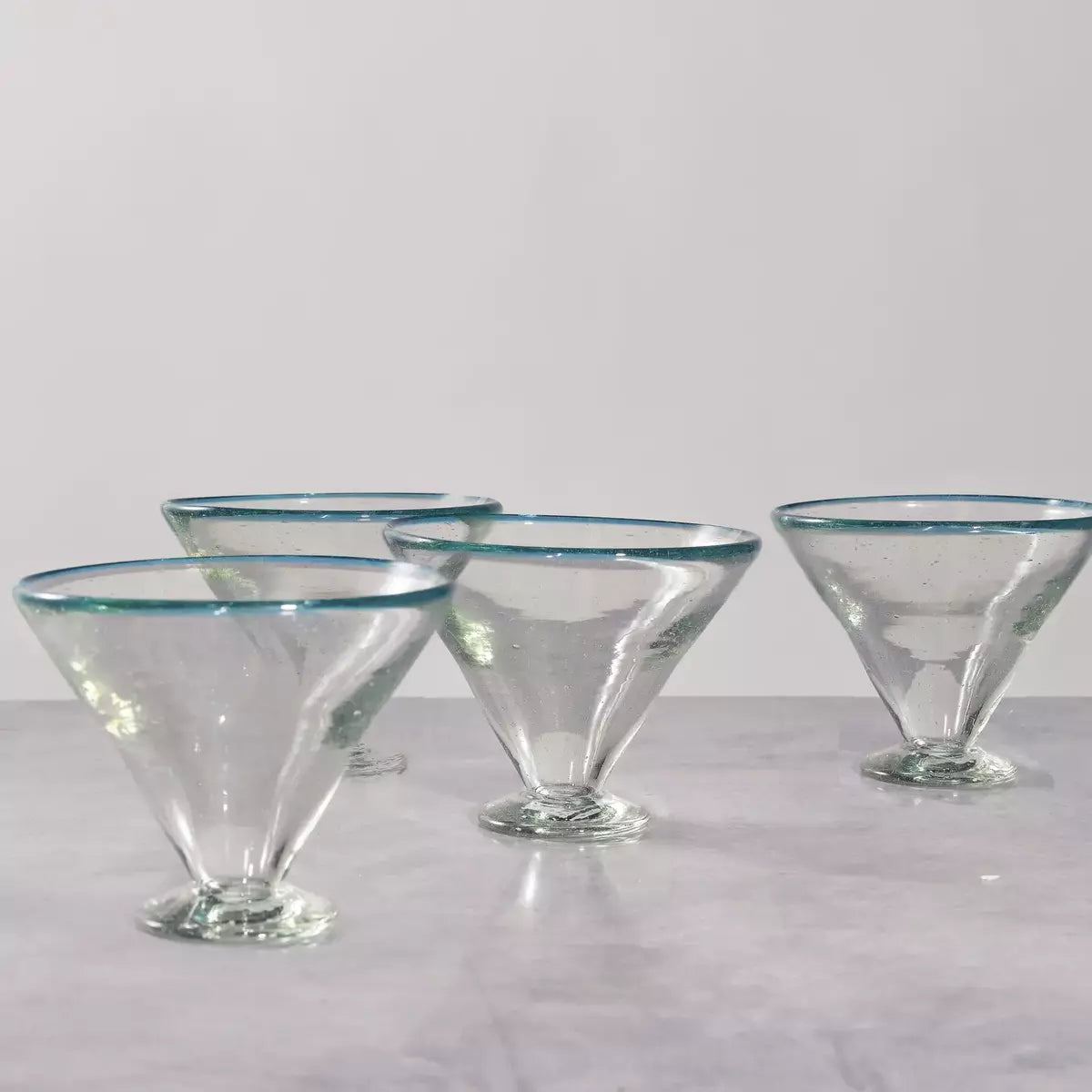 Sobremesa Margarita Glass Aqua