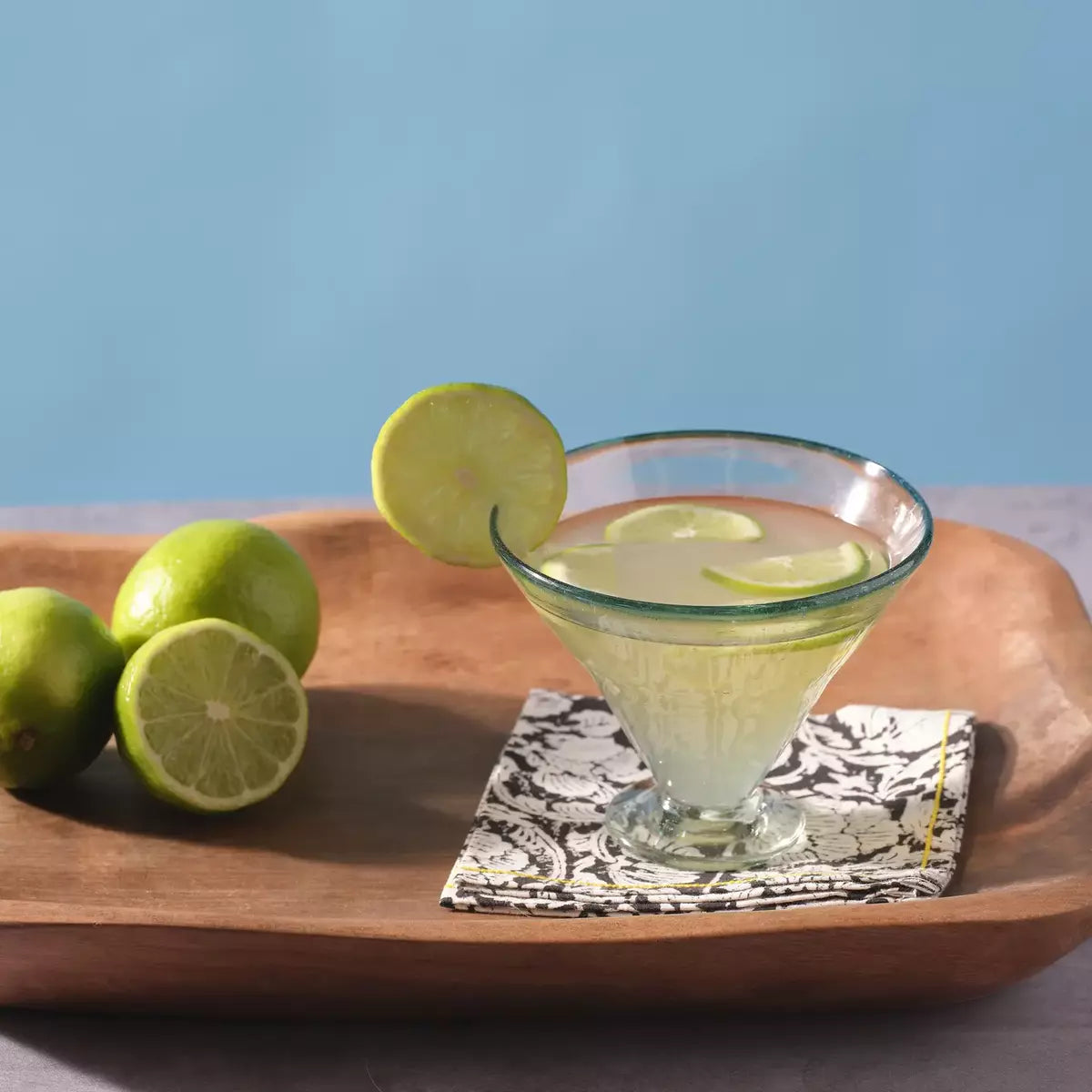 Sobremesa Margarita Glass Aqua