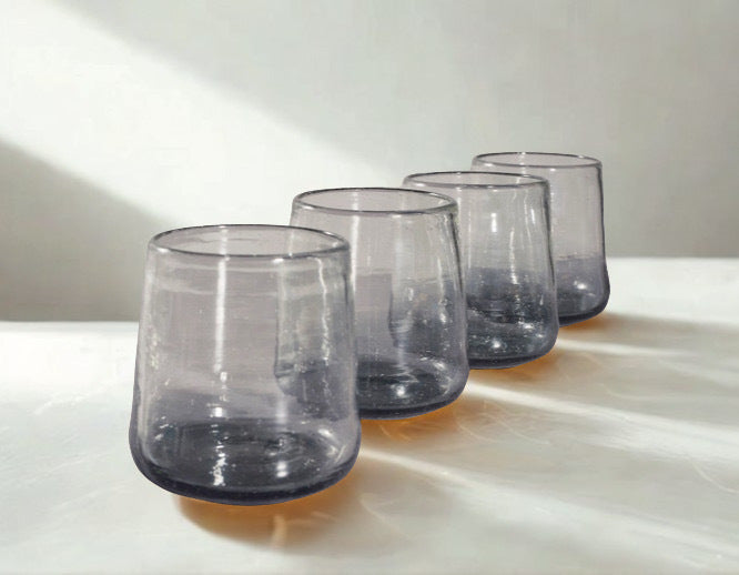 Sobremesa Drinking Glass Black Hombre