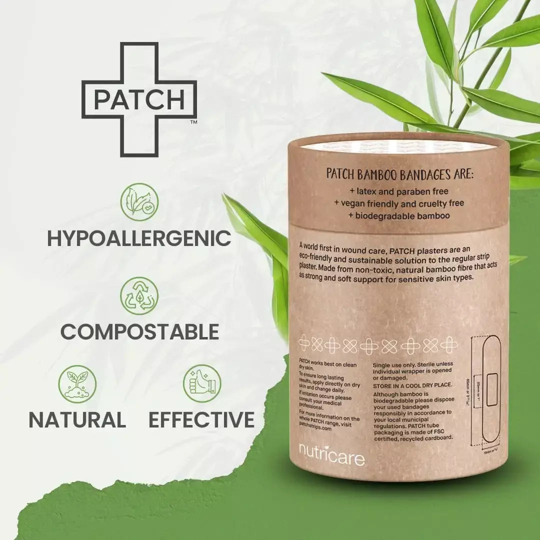 Patch Value Pack - 100 Natural Bamboo Bandages