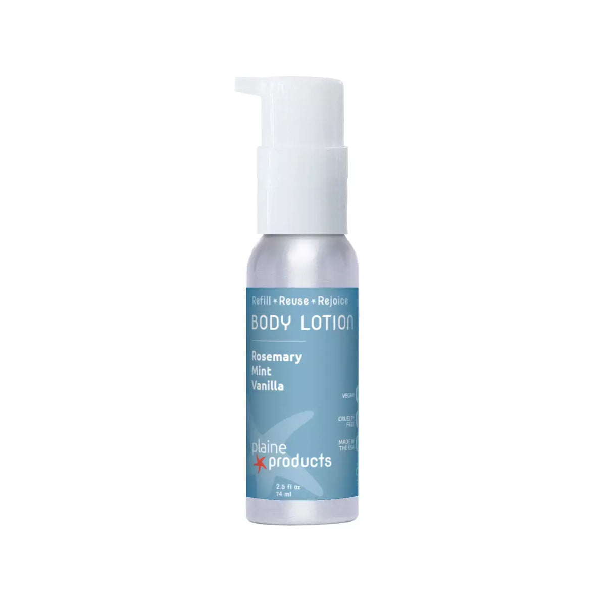 Plaine Products Body Lotion - Rosemary Mint Vanilla (Travel)