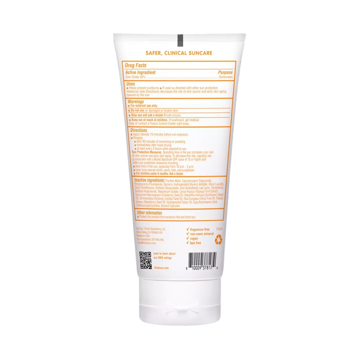 ThinkBaby Sunscreen SPF 30 - 6 oz