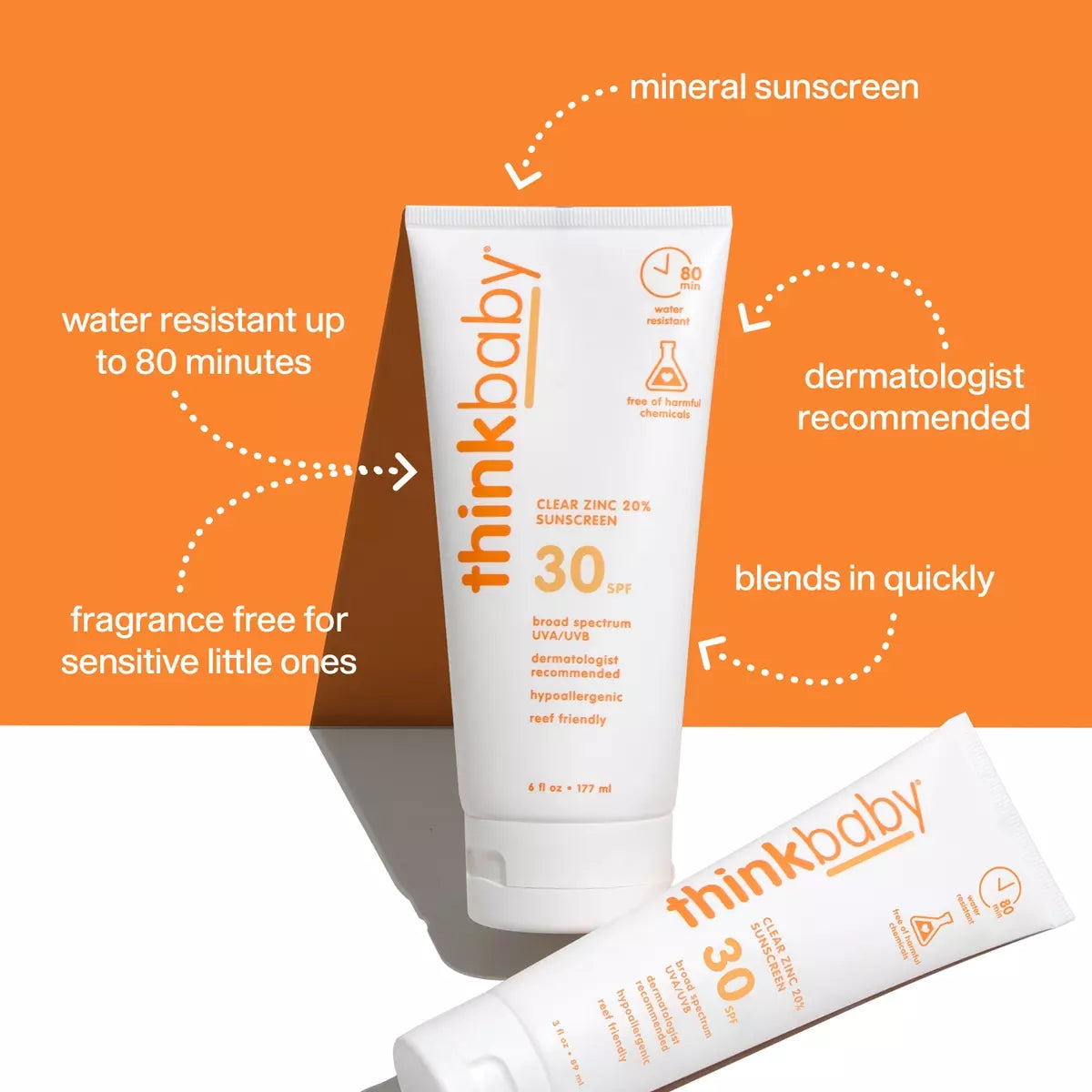 ThinkBaby Sunscreen SPF 30 - 6 oz